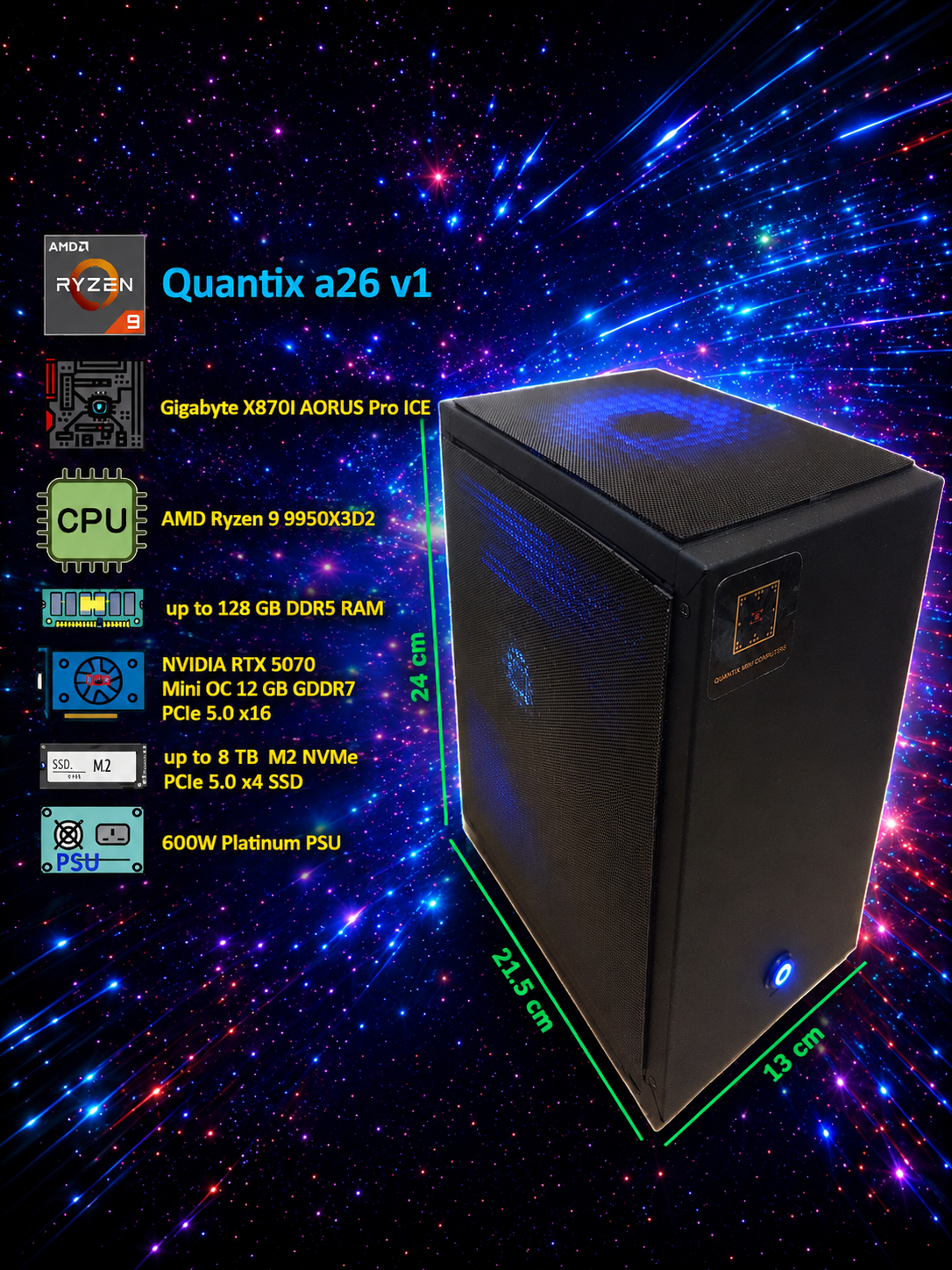 Quantix a26 v1 Specifications Image